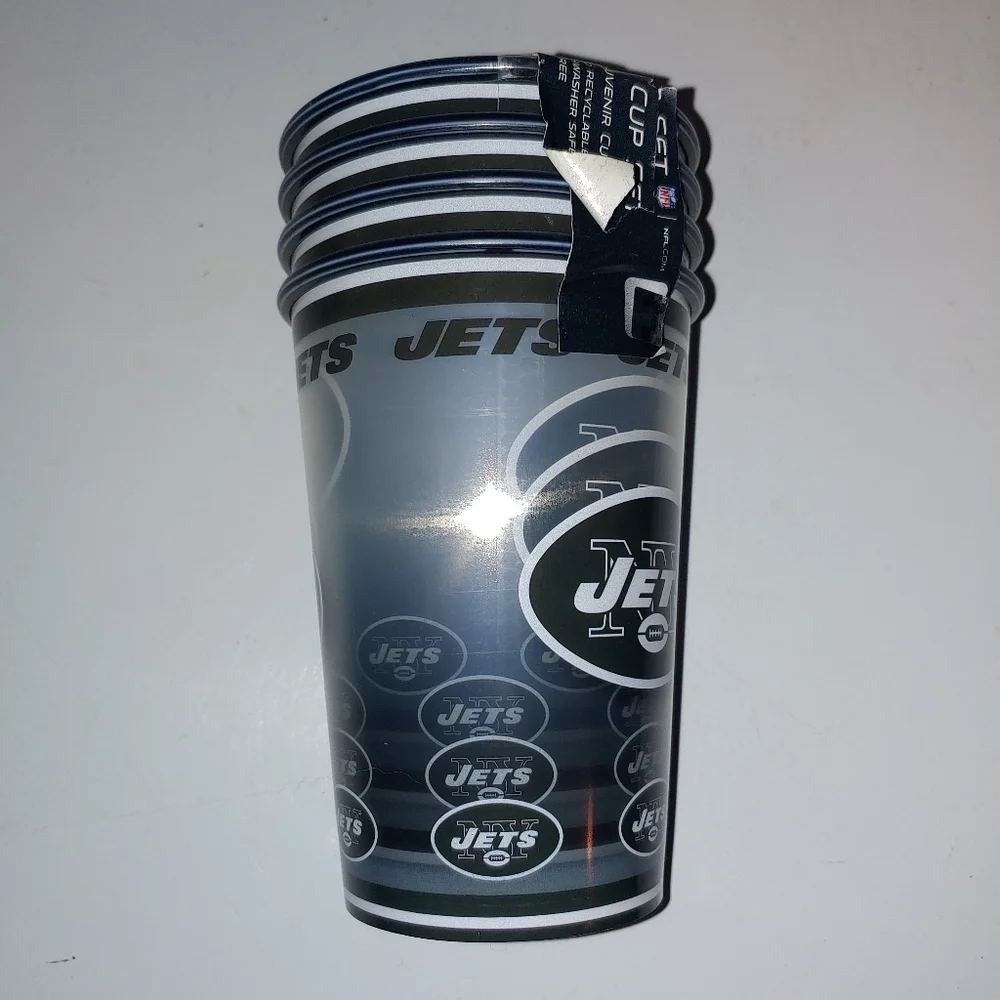 4-Pack NJ Jets Tailgate Cups